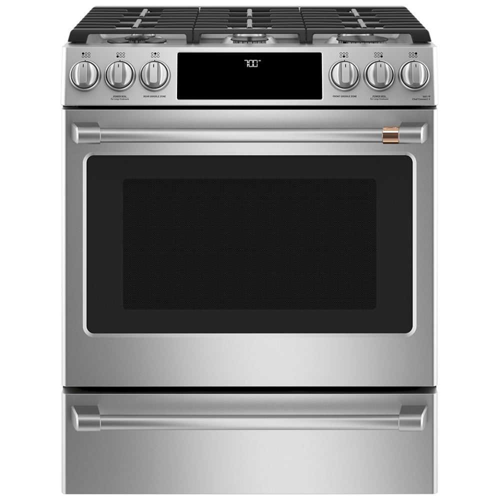 CCGS700P2MS1 - Café™ 30\" Smart Slide-In, Front-Control, Cuisinière à convection au gaz