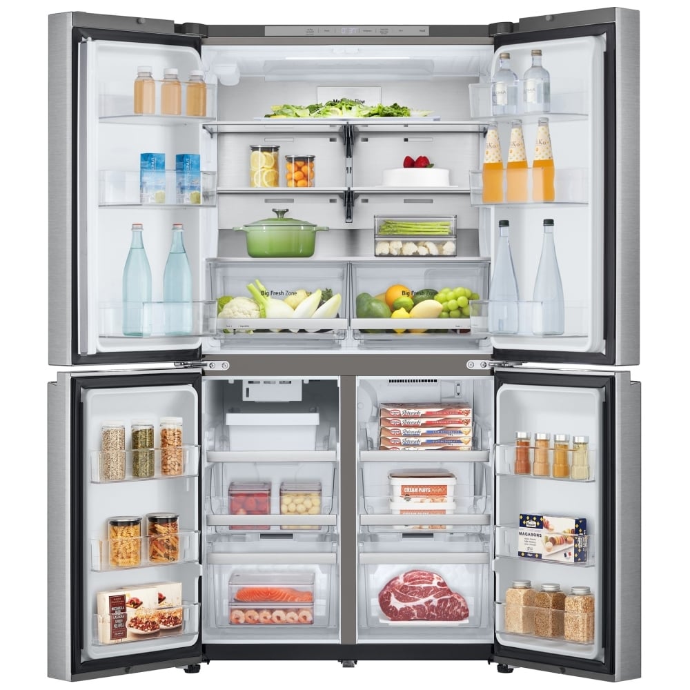 LF24C8200S - Réfrigérateur à quatre portes françaises de 36 po, 24 pi³, profondeur de comptoir
