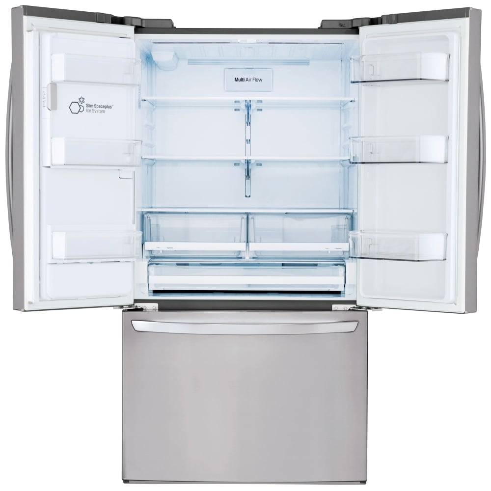 LRFS28XBS - Réfrigérateur à portes françaises 28 pi³, profondeur standard, distributeur de glace et d’eau