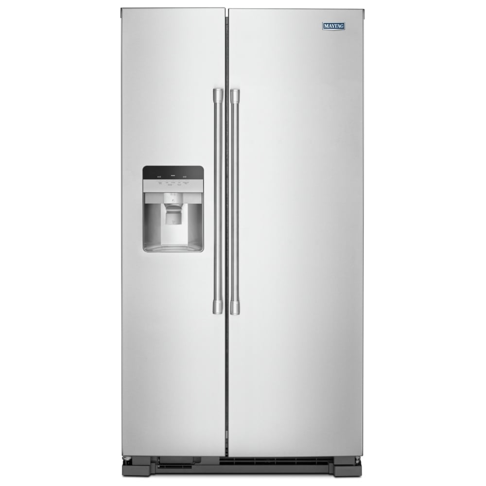 MSS25C4MGZ - Réfrigérateur côte à côte Maytag 24,5 pi³ - Finition Acier inoxydable résistant aux empreintes