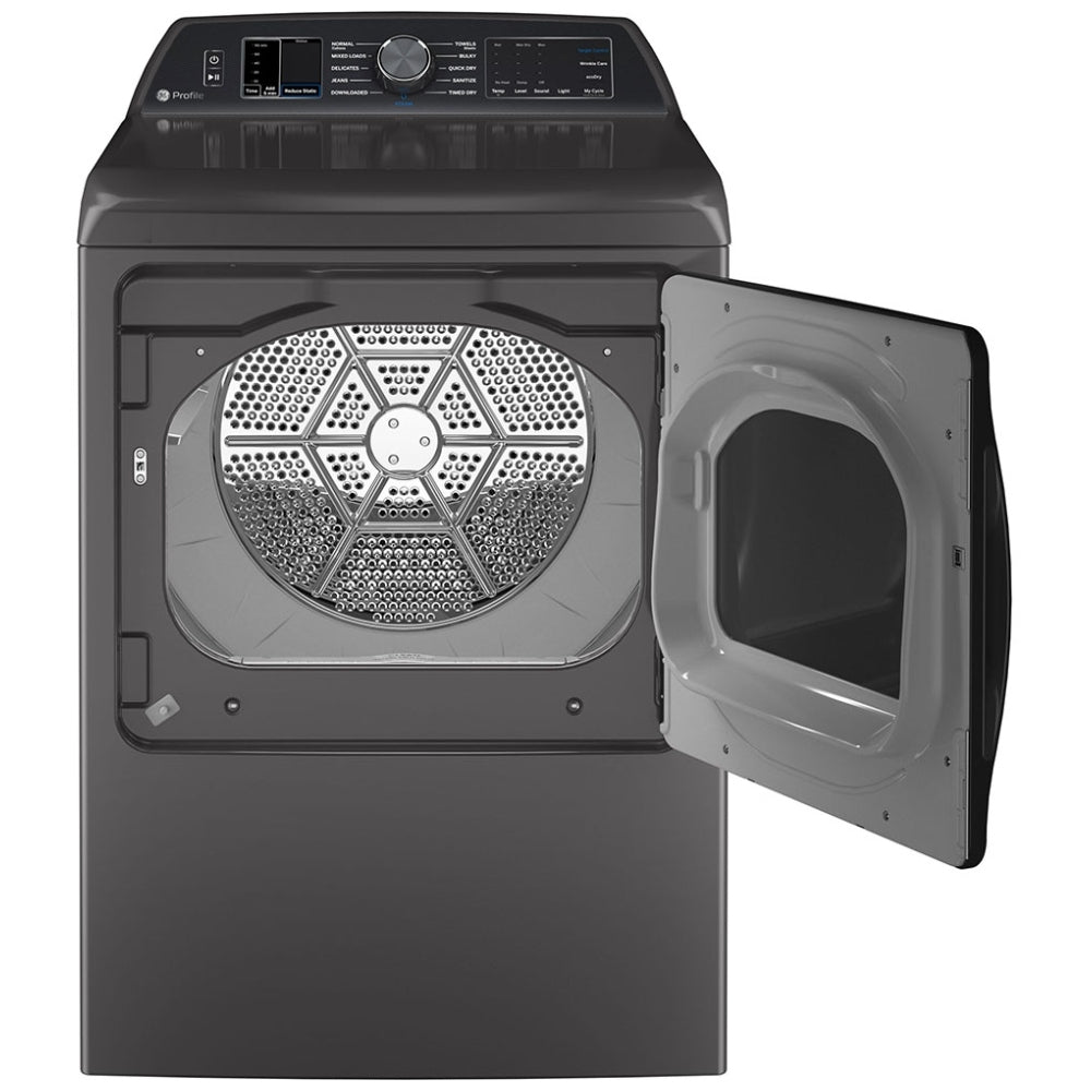 PTD70EBMTDG - Sèche‑linge électrique intelligent GE Profile 7,4 pi³ Gris diamant