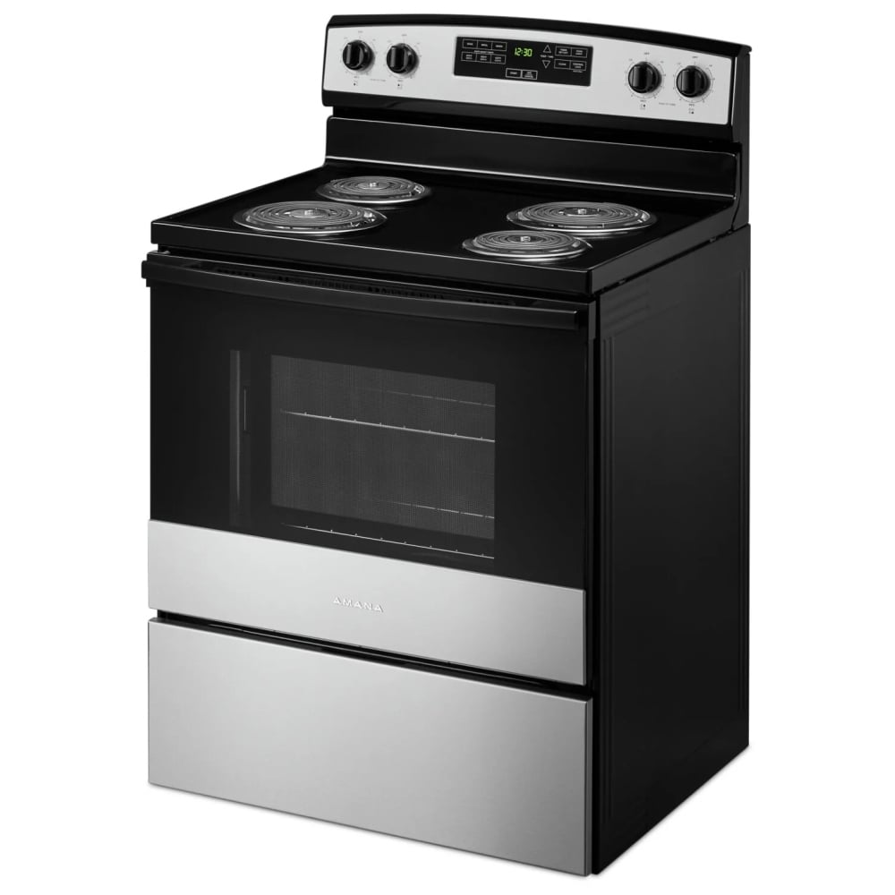 YACR4303MMS - Cuisinière électrique autoportante Amana 4,8 pi³ – acier inoxydable –