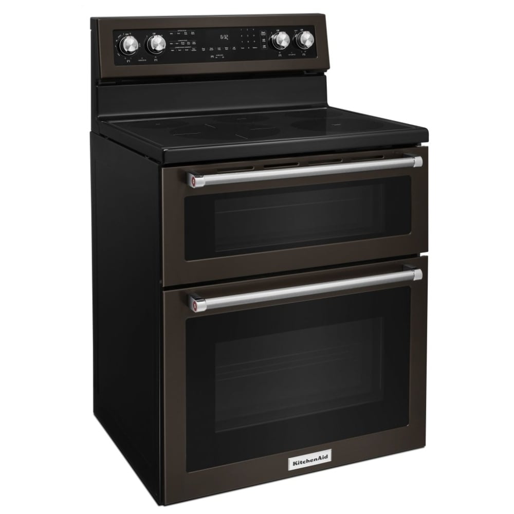 YKFED500EBS - Cuisinière électrique double four KitchenAid de 30 po