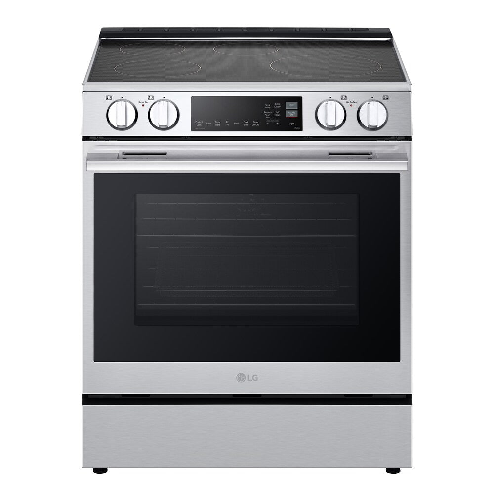 Cuisinière électrique coulissante Smart avec four à convection ProBake, Air Fry EasyClean en acier inoxydable anti-salissures