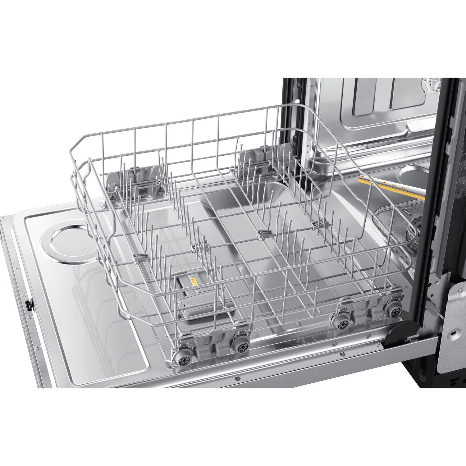 DW80B7070AP/AC - Lave-vaisselle à commandes sur le dessus, 3e panier, StormWash+ et porte à ouverture automatique de 24 po 42 dB de Samsung - Energy Star () - Prêt pour panneau