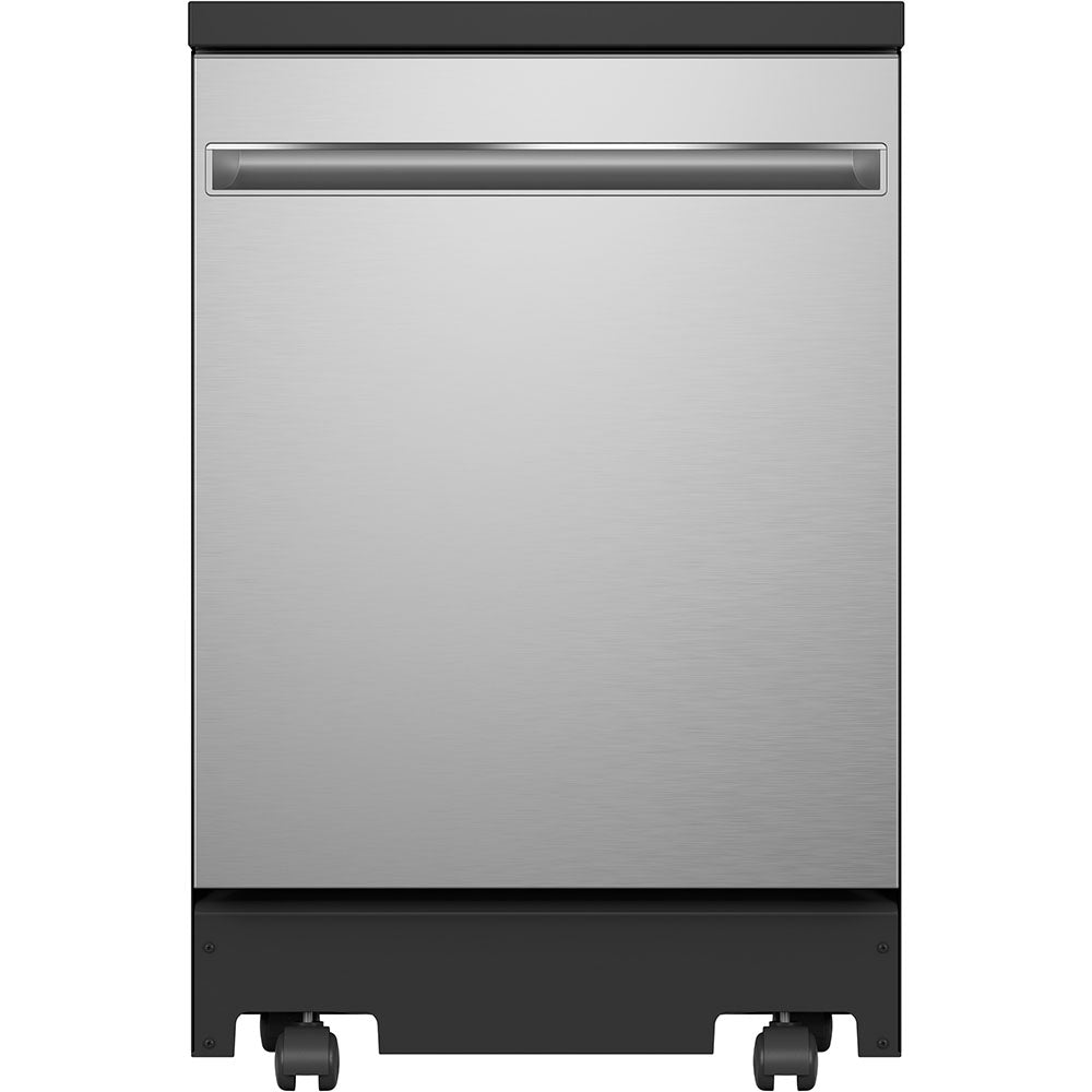 GPT225SSLSS – Lave-vaisselle portatif GE 24 po inox