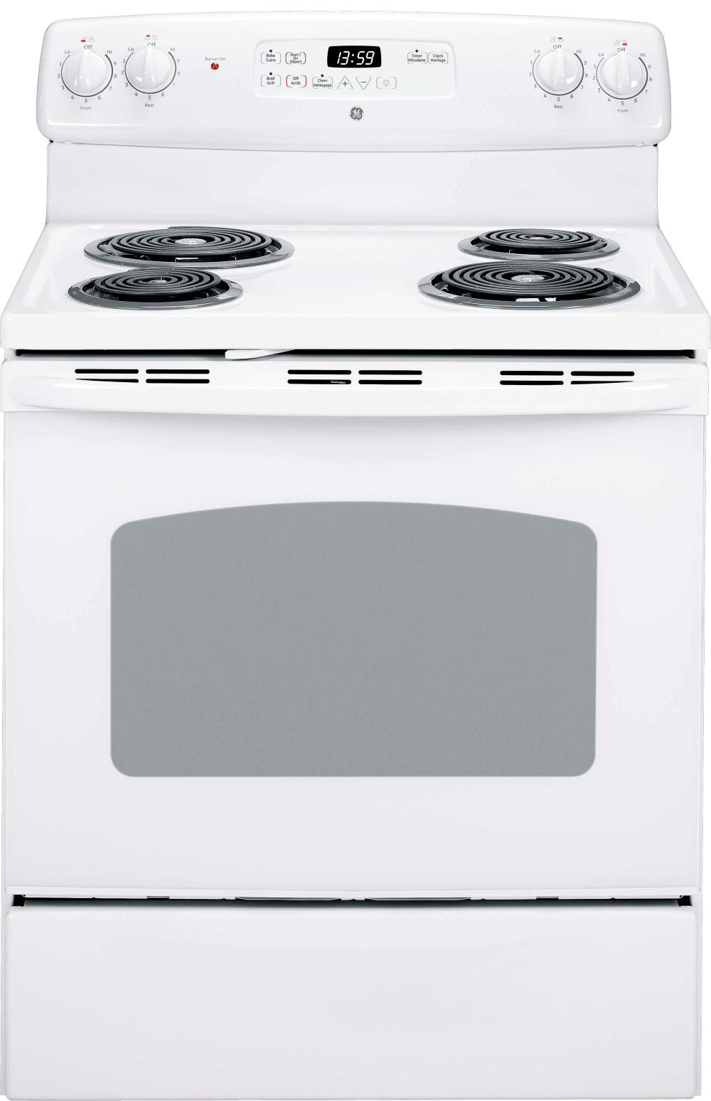 JCBP240DMWW – Cuisinière électrique GE 30 po blanc