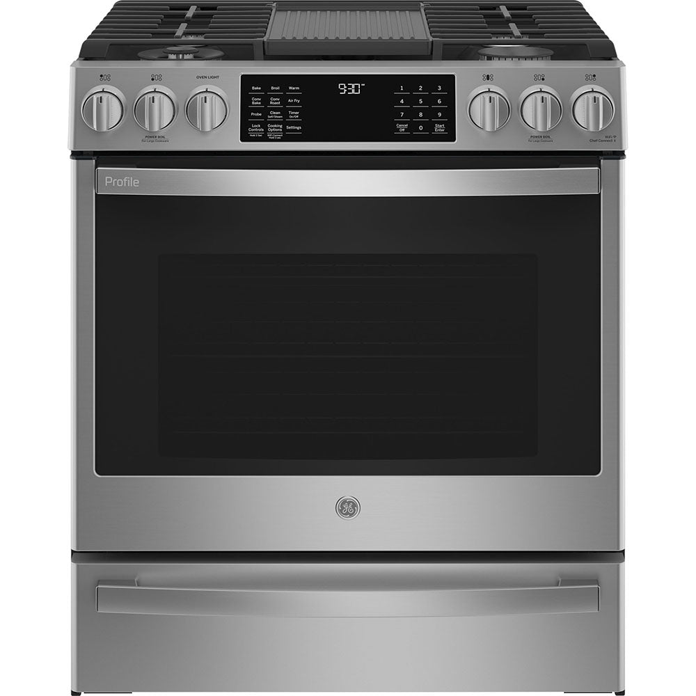 PCGS930YPFS – Cuisinière à gaz GE Profile 30 po inox