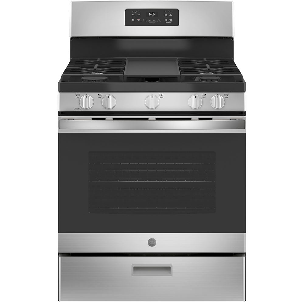 JCGBS66SEKSS – Cuisinière à gaz GE 30 po inox