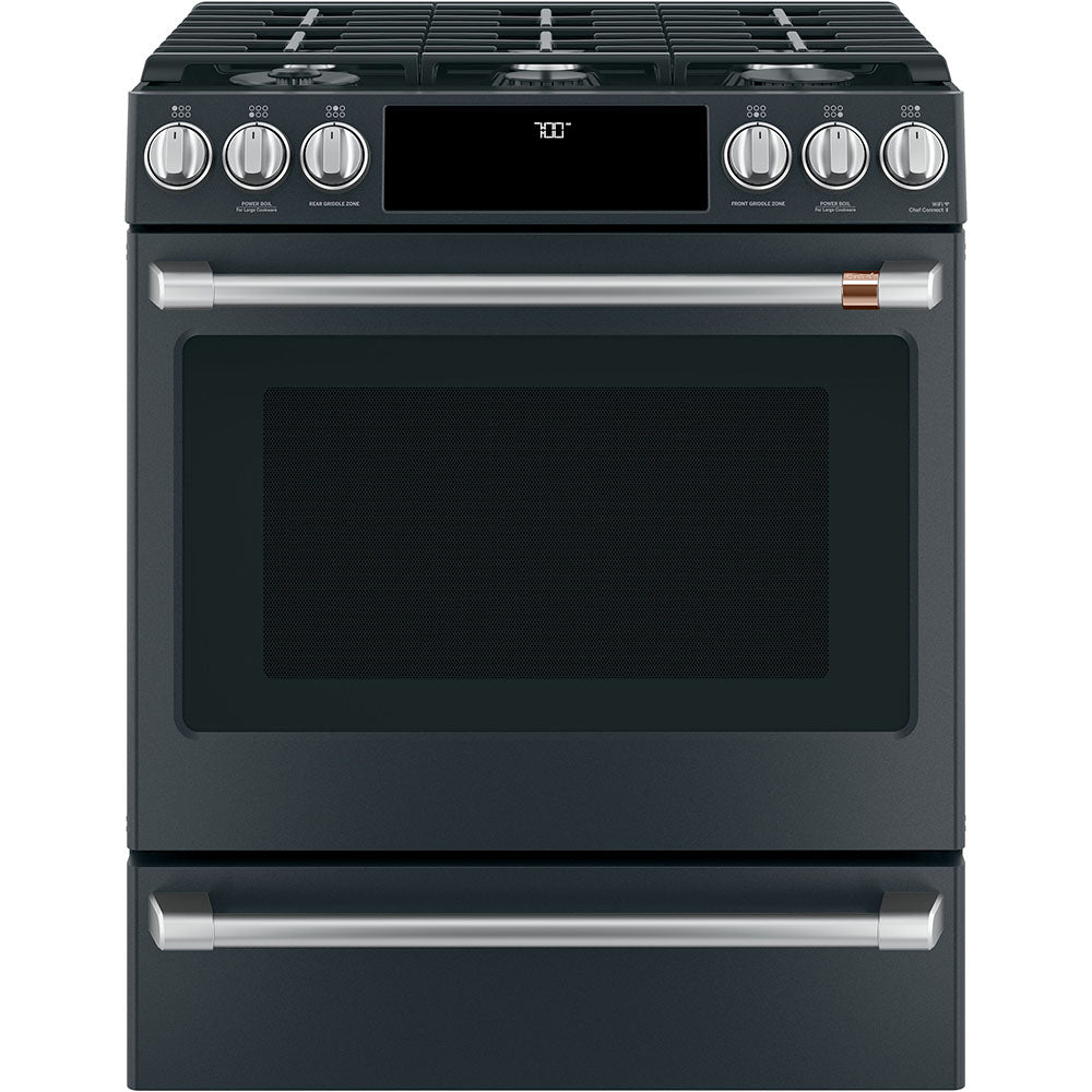 CCGS700P3MD1 – Cuisinière à gaz Café 30 po noir mat