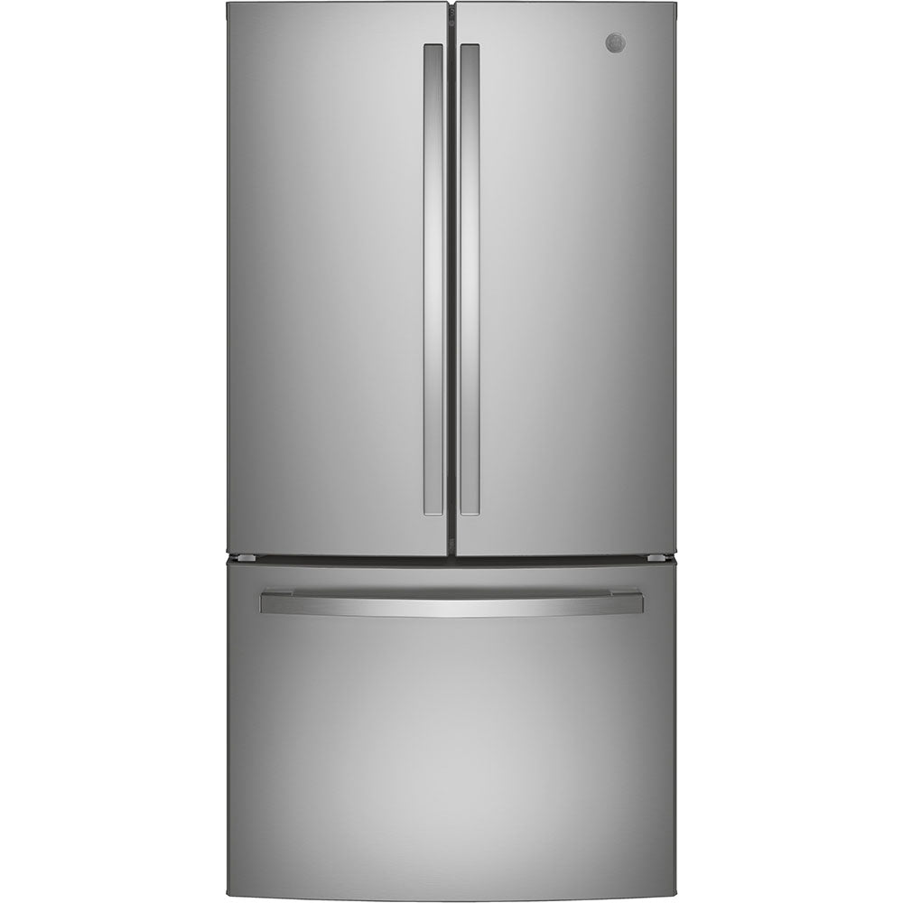 GNE25JYKFS – Réfrigérateur à portes françaises GE 24,8 pi³ inox