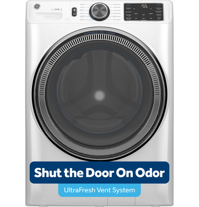 GFW550SMNWW - GE 5.5 cu. ft. (IEC) Front Load Washing Machine with Built-in Wi-Fi, White