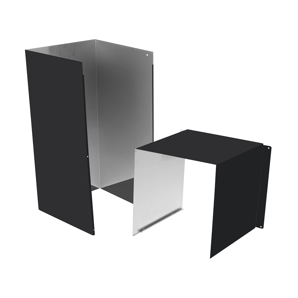 CX12DC9SPDS – Couverture de conduit Café noir mat