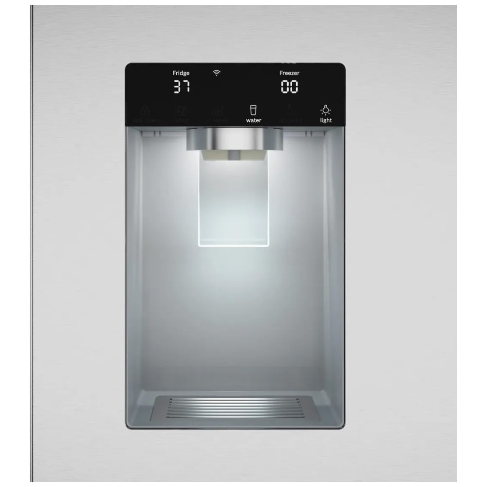 Réfrigérateur à portes françaises série 100, congélateur inférieur, 36″, Acier inoxydable (anti‑empreintes)