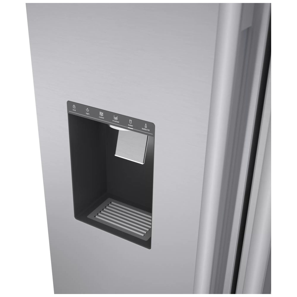 B36FD50SNS - Réfrigérateur Bosch série 500 à portes françaises avec congélateur bas 