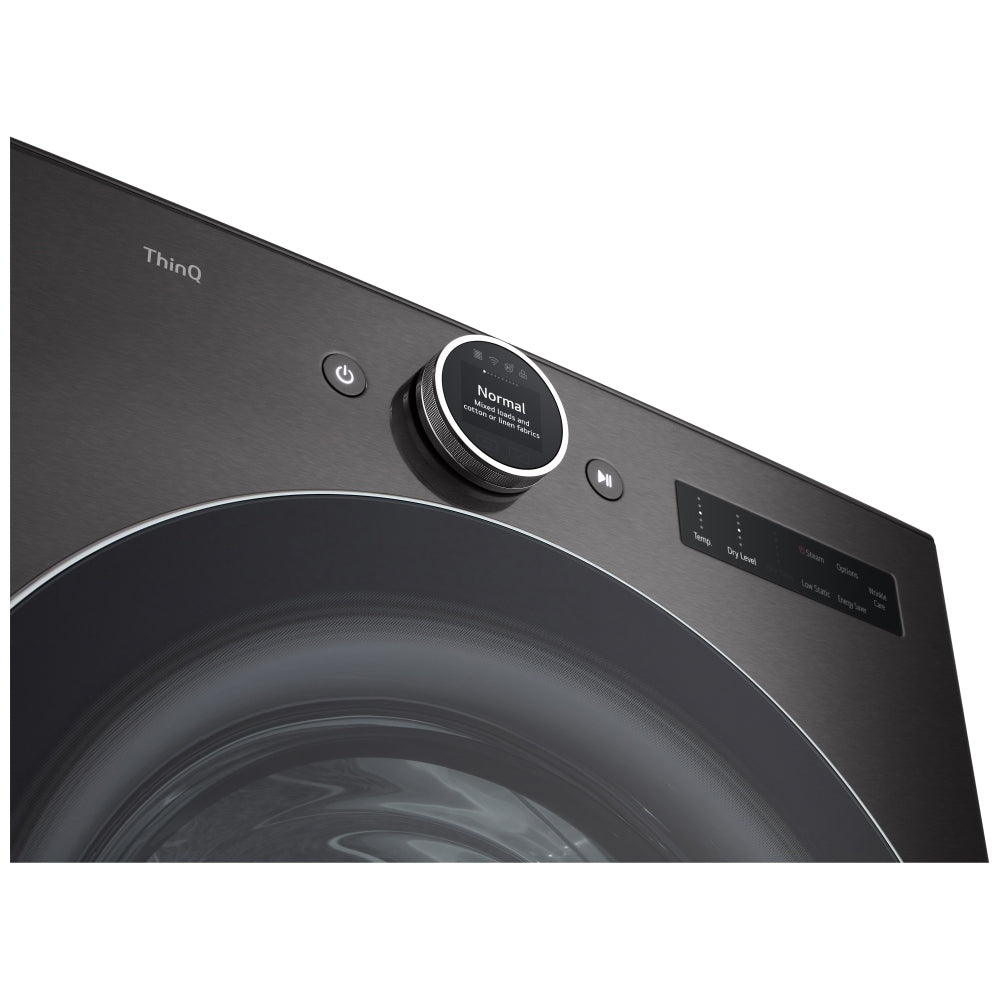 DLEX6700B - Sécheuse électrique LG - 7,4 pi³, TurboSteam™, AI Sensor Dry™, Wi‑Fi