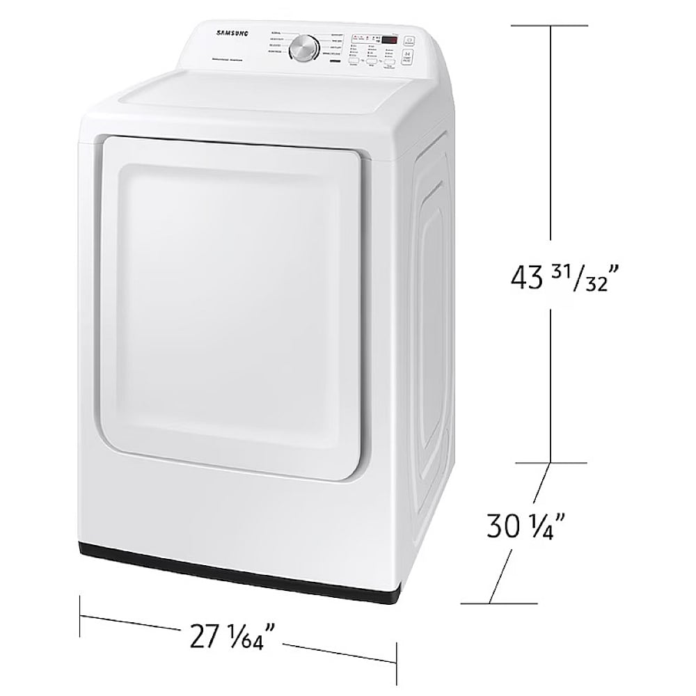 DVE45T3200W - Sécheuse électrique Samsung – 7,2 pi³ avec Sensor Dry