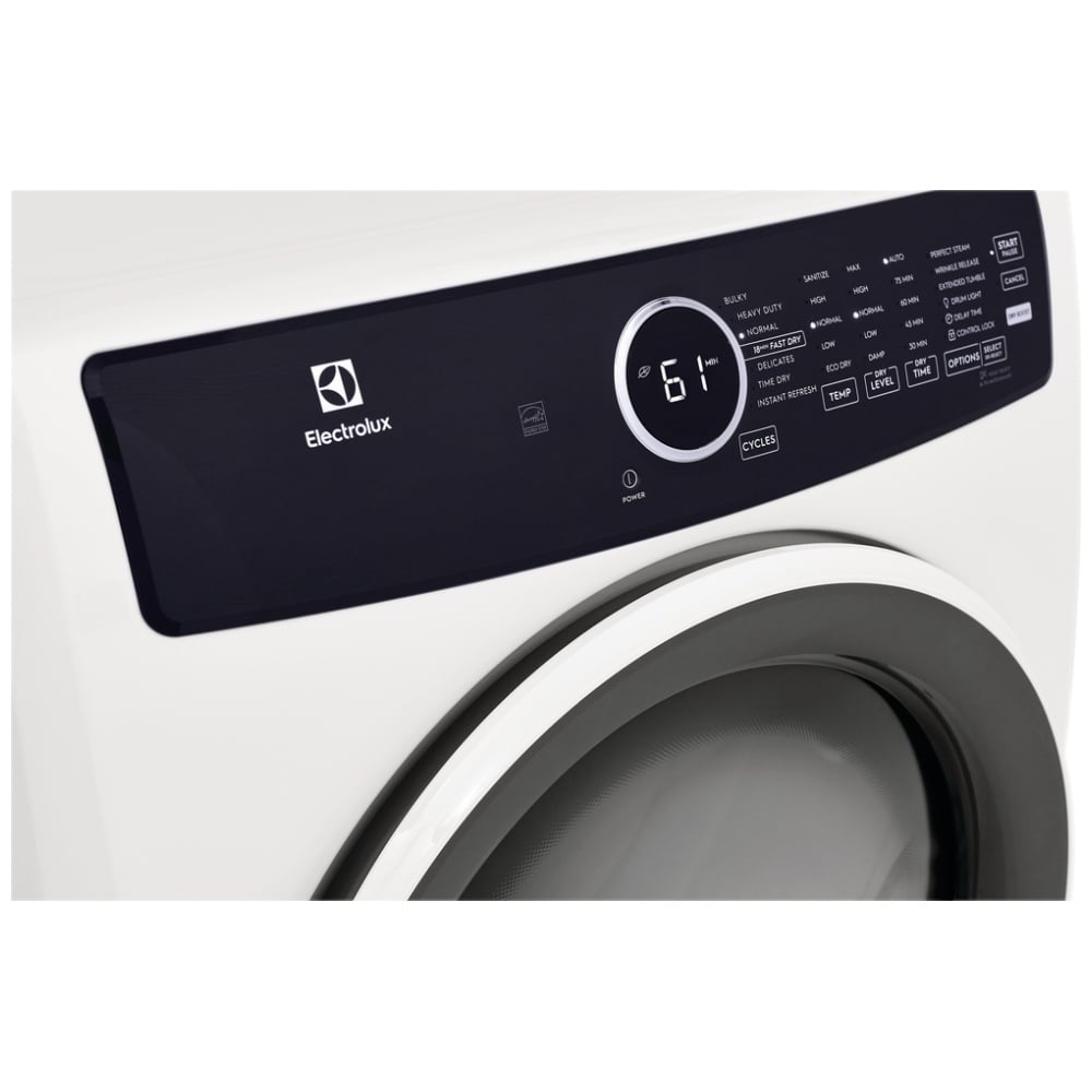 ELFE743CAW - Sècheuse électrique à chargement frontal Perfect Steam™ avec rafraîchissement instantané – 8,0 pi³