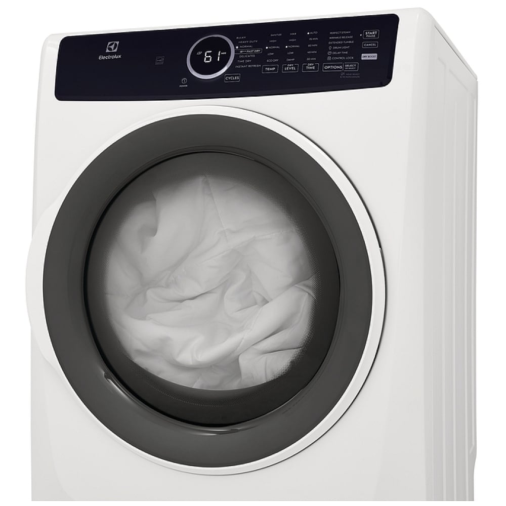 ELFE743CAW - Sècheuse électrique à chargement frontal Perfect Steam™ avec rafraîchissement instantané – 8,0 pi³