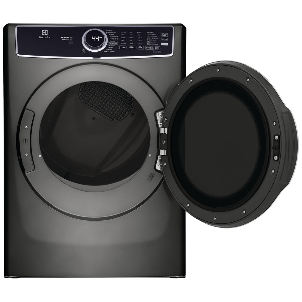 ELFE763CAT - Sèche‑linge électrique à chargement frontal Perfect Steam™ 8,0 pi³ (Titanium)