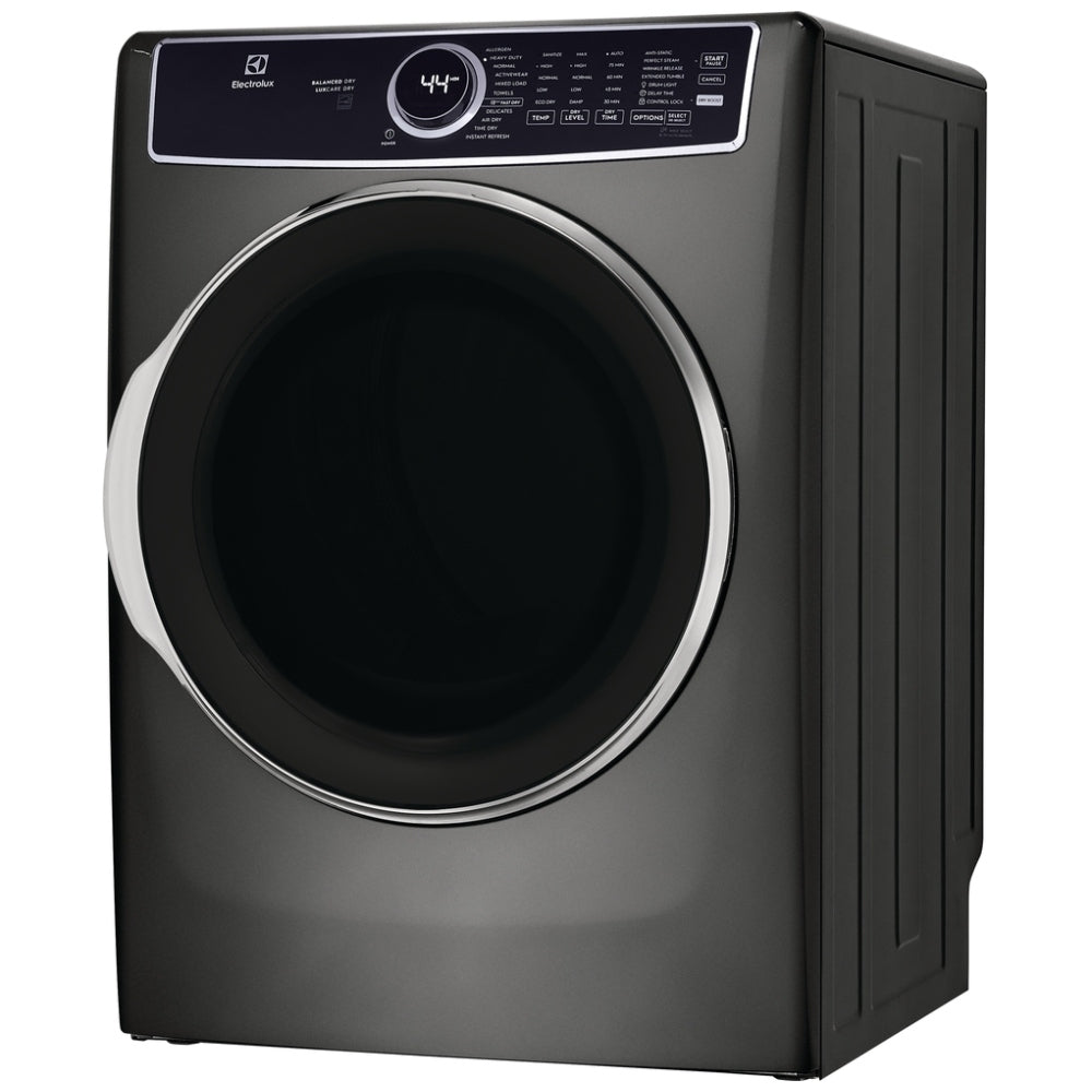 ELFE763CAT - Sèche‑linge électrique à chargement frontal Perfect Steam™ 8,0 pi³ (Titanium)