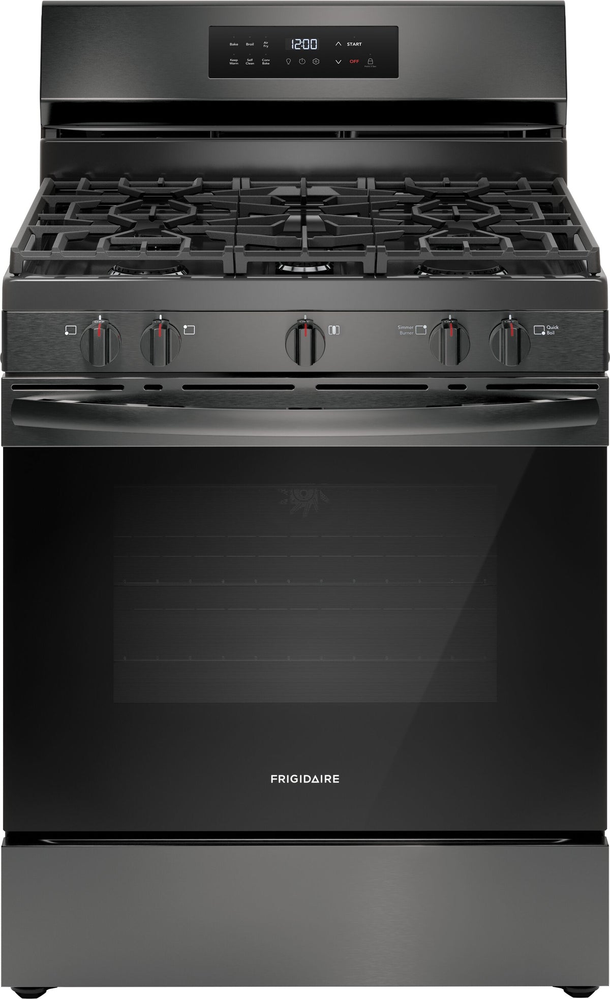 FCRG3083AD – Cuisinière à gaz Frigidaire 30 po inox noir