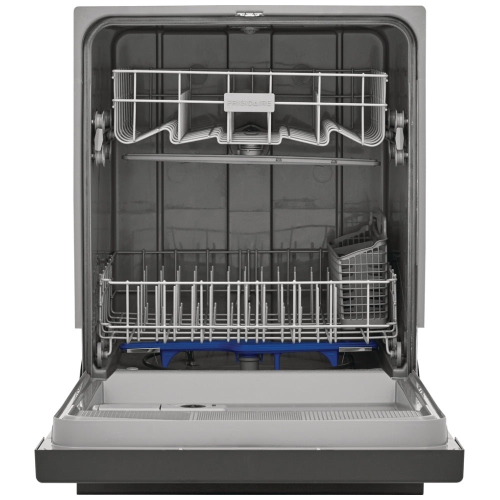 FDPC4221AS - Lave‑vaisselle encastré Frigidaire 24 po, commandes frontales, séchage éco, 62 dBA