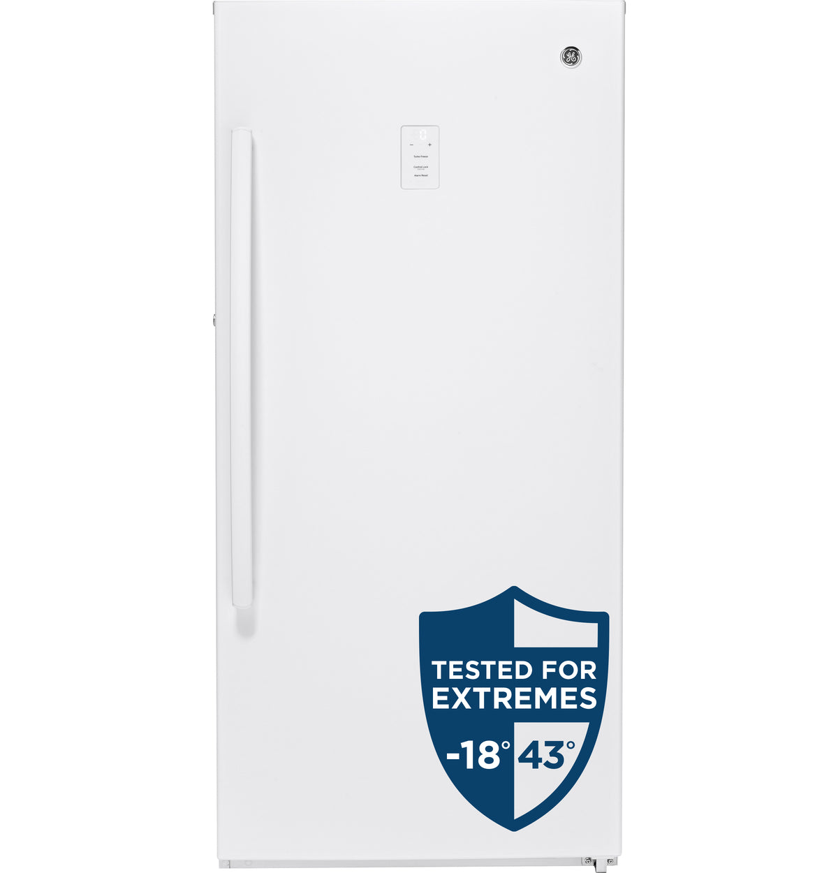 FUF14SMRWW – Congélateur vertical GE 14,1 pi³ blanc