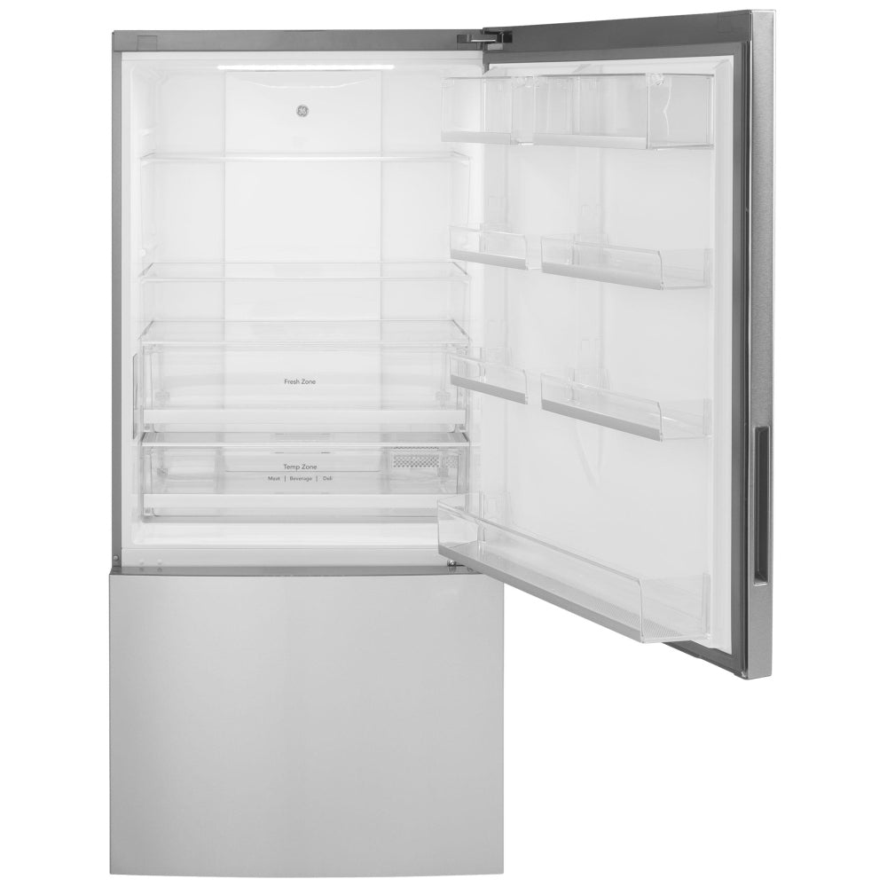 GBE17HYRFS - Réfrigérateur ENERGY STAR<sup>®</sup> GE 17,7 pi³ à congélateur inférieur, format demi‑profondeur ()