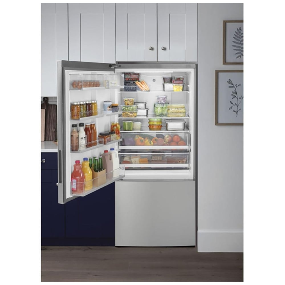 GBE17HYRFS - Réfrigérateur ENERGY STAR<sup>®</sup> GE 17,7 pi³ à congélateur inférieur, format demi‑profondeur ()