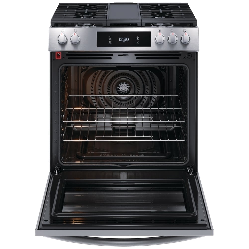 GCFG3060BF - Cuisinière à gaz à commande frontale de 30 po avec convection totale