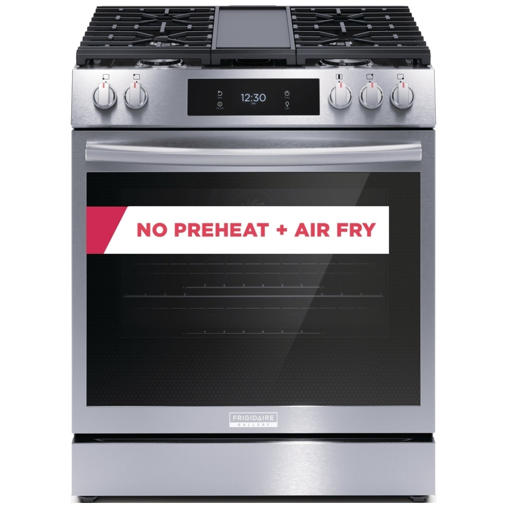 GCFG3060BF - Cuisinière à gaz à commande frontale de 30 po avec convection totale
