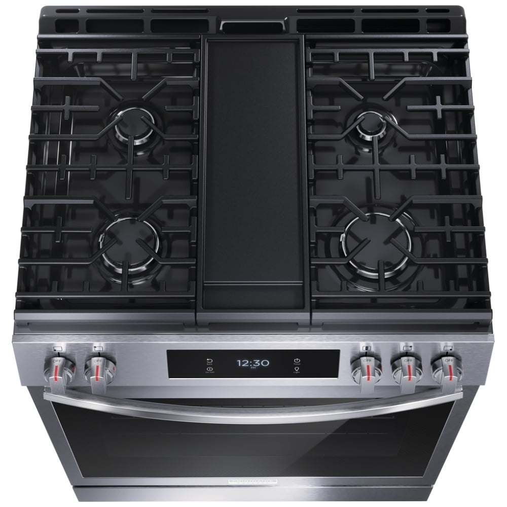 GCFG3060BF - Cuisinière à gaz à commande frontale de 30 po avec convection totale