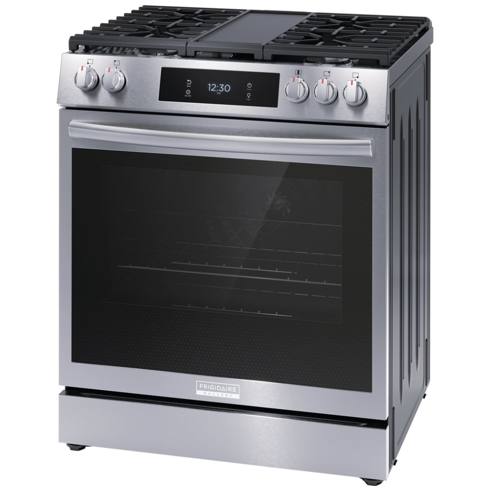 GCFG3060BF - Cuisinière à gaz à commande frontale de 30 po avec convection totale