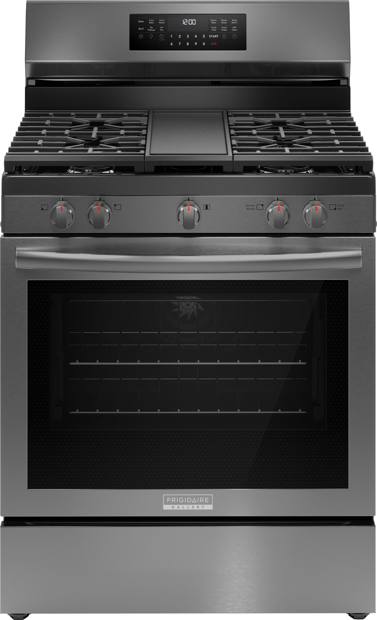 GCRG3060BD – Cuisinière à gaz Frigidaire Gallery 30 po inox noir