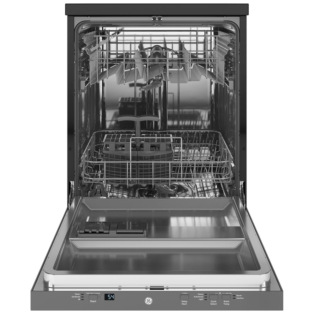 GPT225SSLSS - Lave‑vaisselle portable ENERGY STAR 24 " intérieur en acier inoxydable avec cycle Sanitize