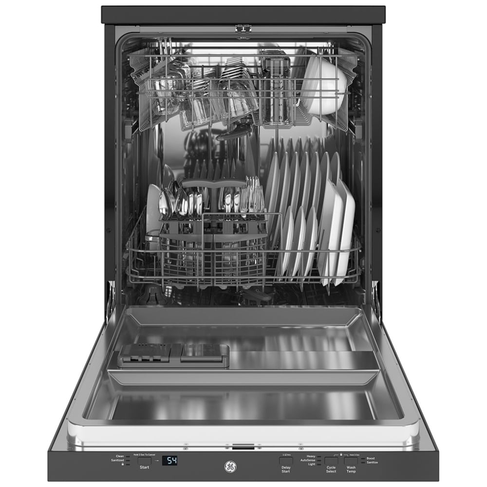 GPT225SSLSS - Lave‑vaisselle portable ENERGY STAR 24 " intérieur en acier inoxydable avec cycle Sanitize