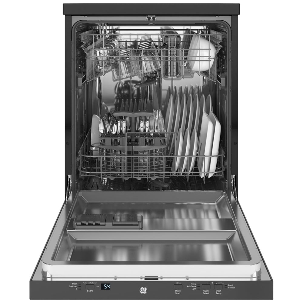 GPT225SSLSS - Lave‑vaisselle portable ENERGY STAR 24 po intérieur Acier inoxydable avec cycle de désinfection