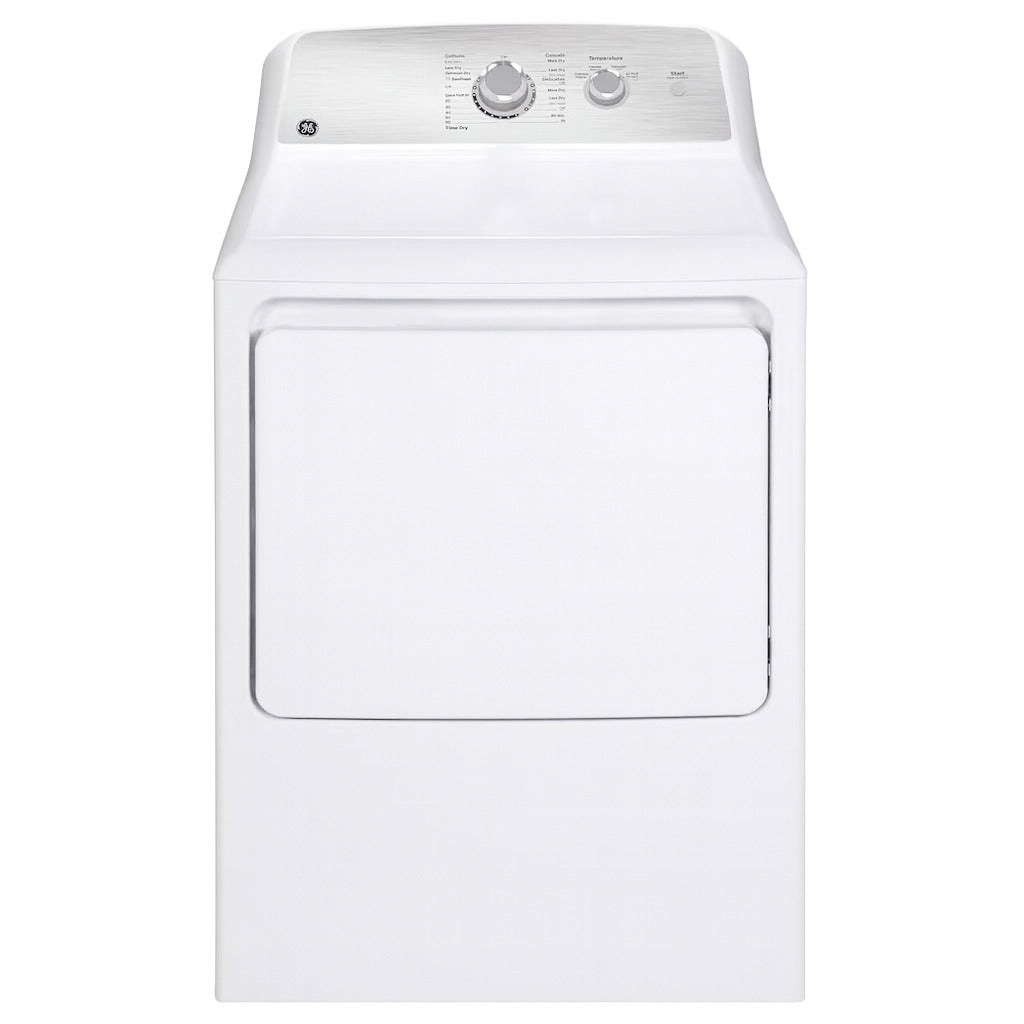 GTD40EBMRWS - Sèche-linge électrique à chargement frontal de 27 po, 7,2 pi³, avec cycle SaniFresh, en blanc
