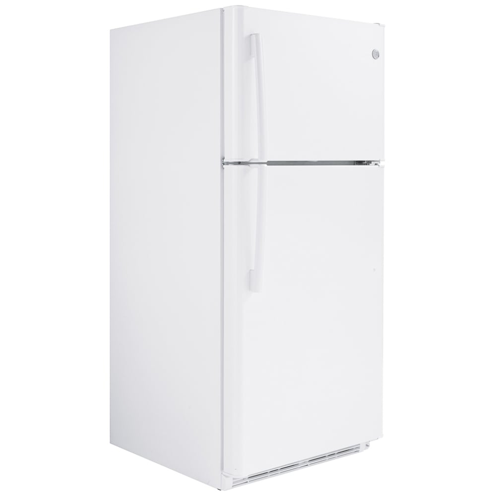 GTE18FTLKWW - Réfrigérateur à congélateur supérieur GE® homologué Energy Star de 18 pi³ blanc