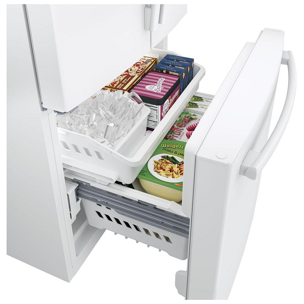 GWE19JGLWW - Réfrigérateur à portes françaises encastré de profondeur comptoir ENERGY STAR 18.6 pi³