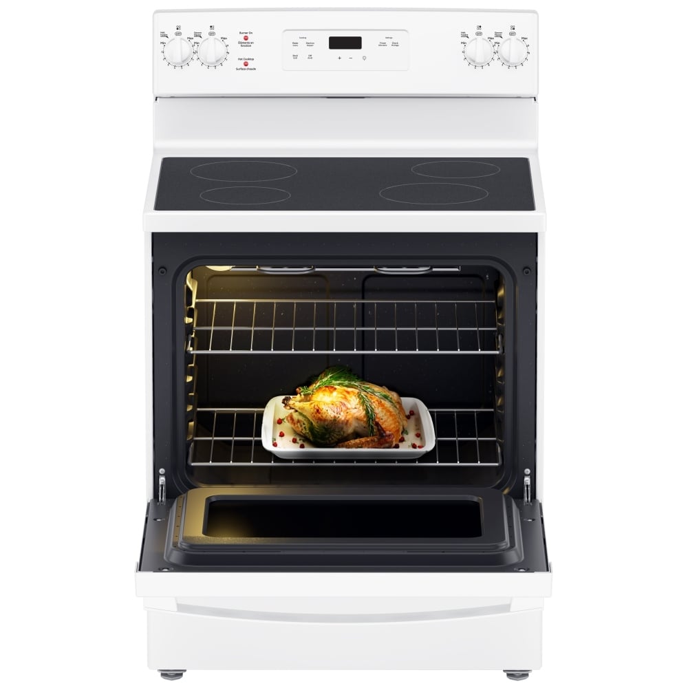 JCB630DKWW - GE 30” Cuisinière électrique avec tiroir de rangement blanc