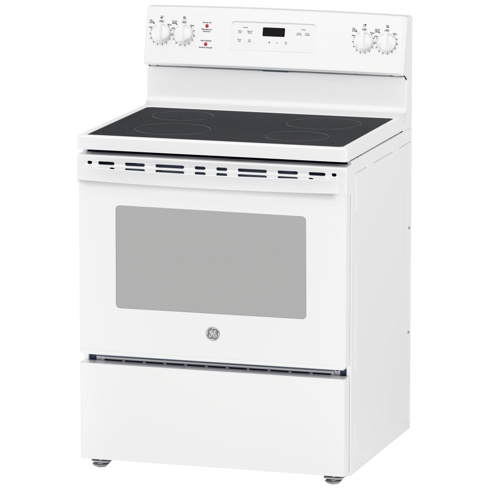 JCB630DKWW - GE 30” Cuisinière électrique avec tiroir de rangement blanc