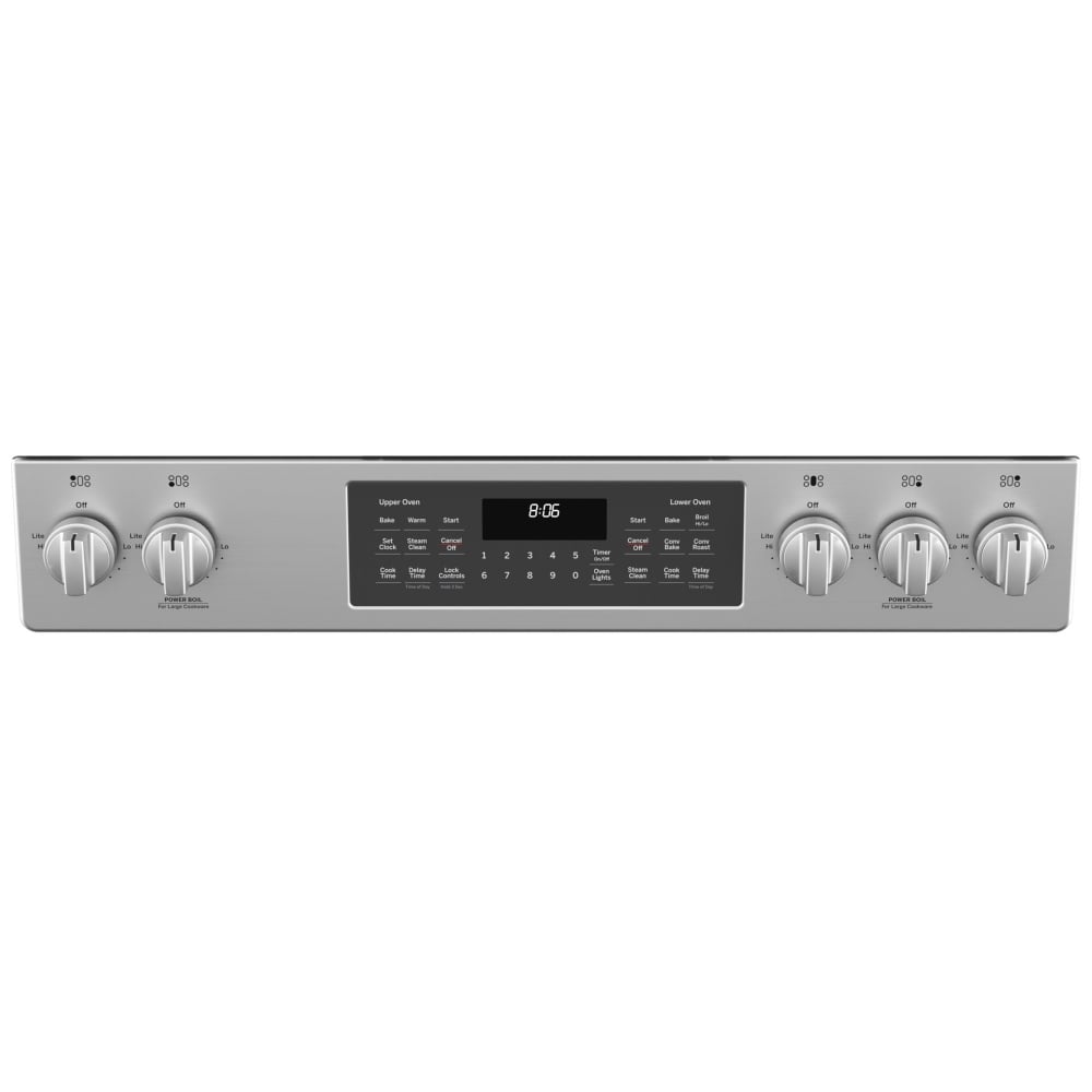Cuisinière à gaz double four encastrée de 30" GE JCGSS86SPSS