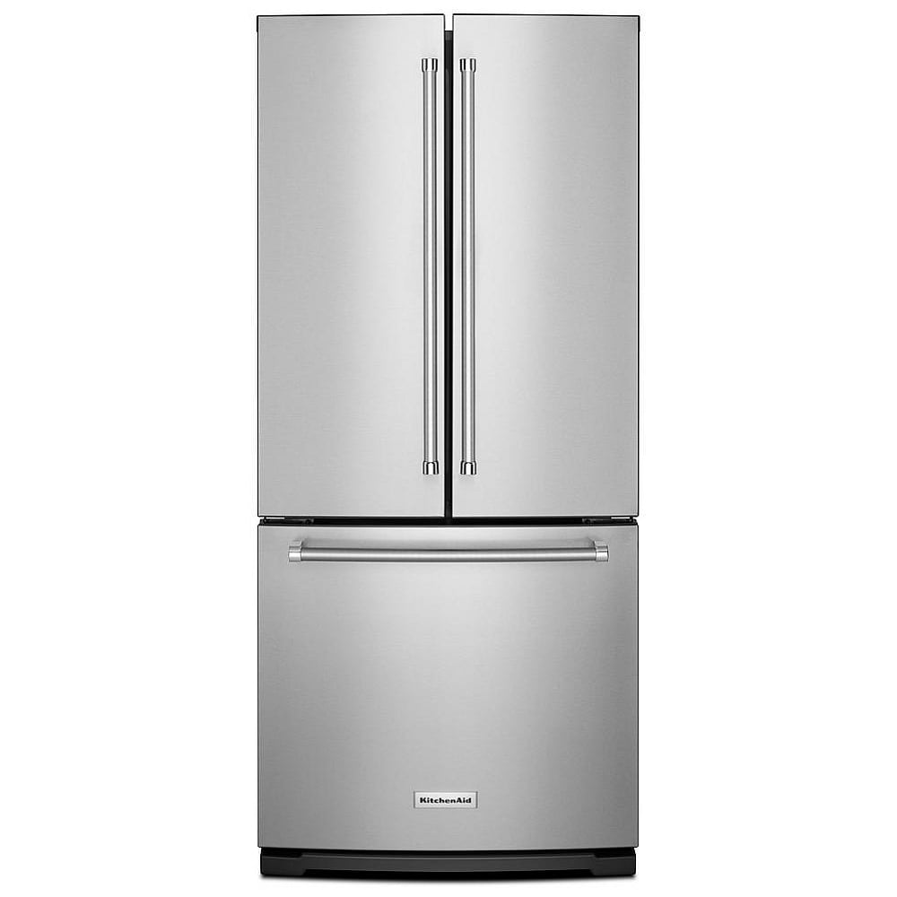 KRFF300ESS - Réfrigérateur à portes françaises 20 pi³ 30 po de large, profondeur standard, distributeur intérieur