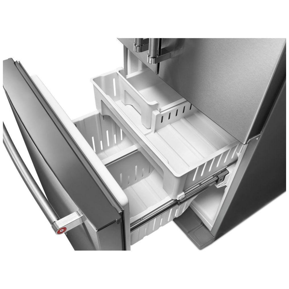 KRFF300ESS - Réfrigérateur à portes françaises 20 pi³ 30 po de large, profondeur standard, distributeur intérieur
