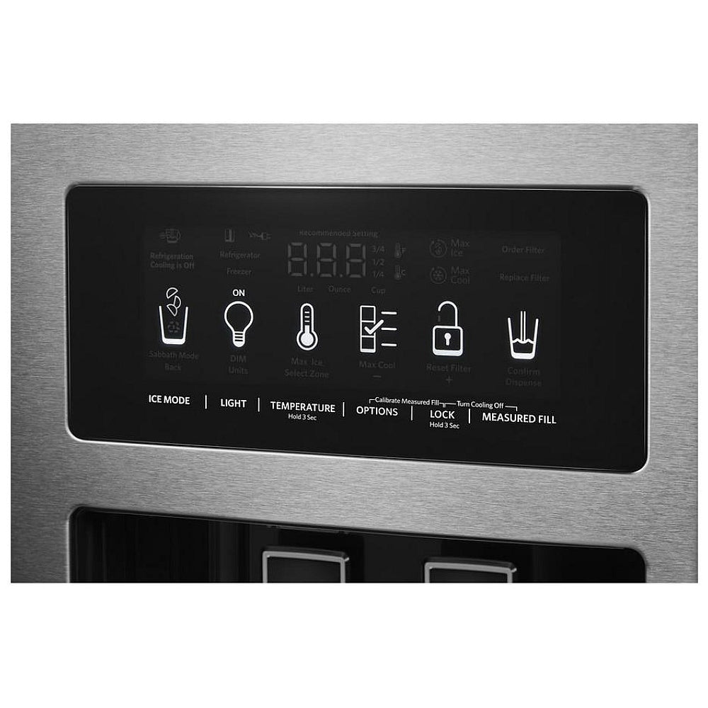 KRSF705HPS - Réfrigérateur côte à côte 24,8 pi³ avec distributeur d’eau et de glace