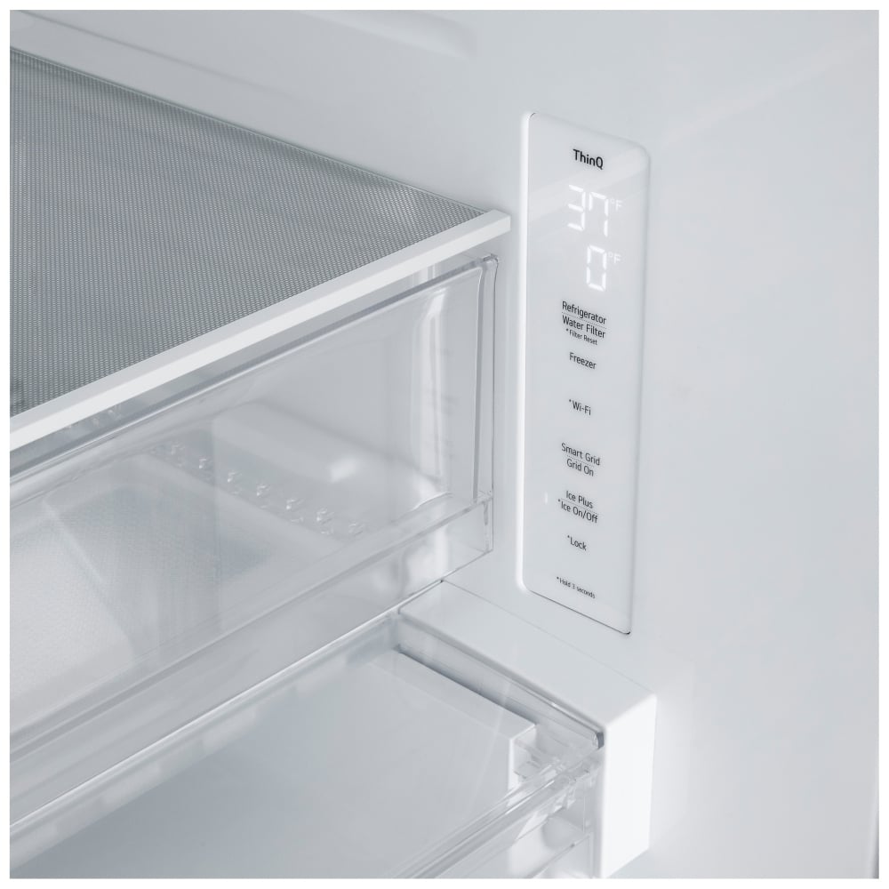 LF25H6200S - Réfrigérateur à portes françaises LG 25,1 pi³
