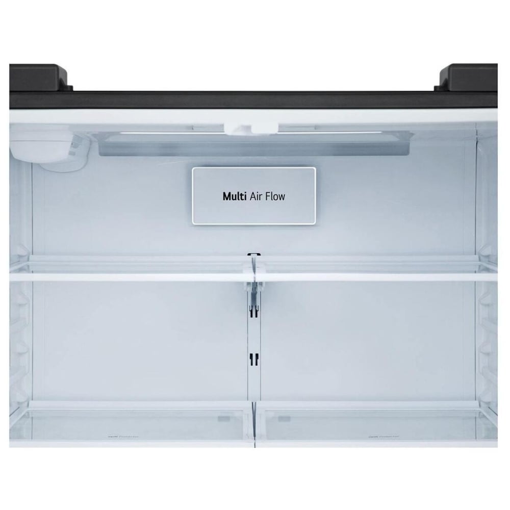 LF25S6330D - Réfrigérateur à portes françaises 25 pi³, profondeur standard, 3 portes, acier inoxydable noir PrintProof™