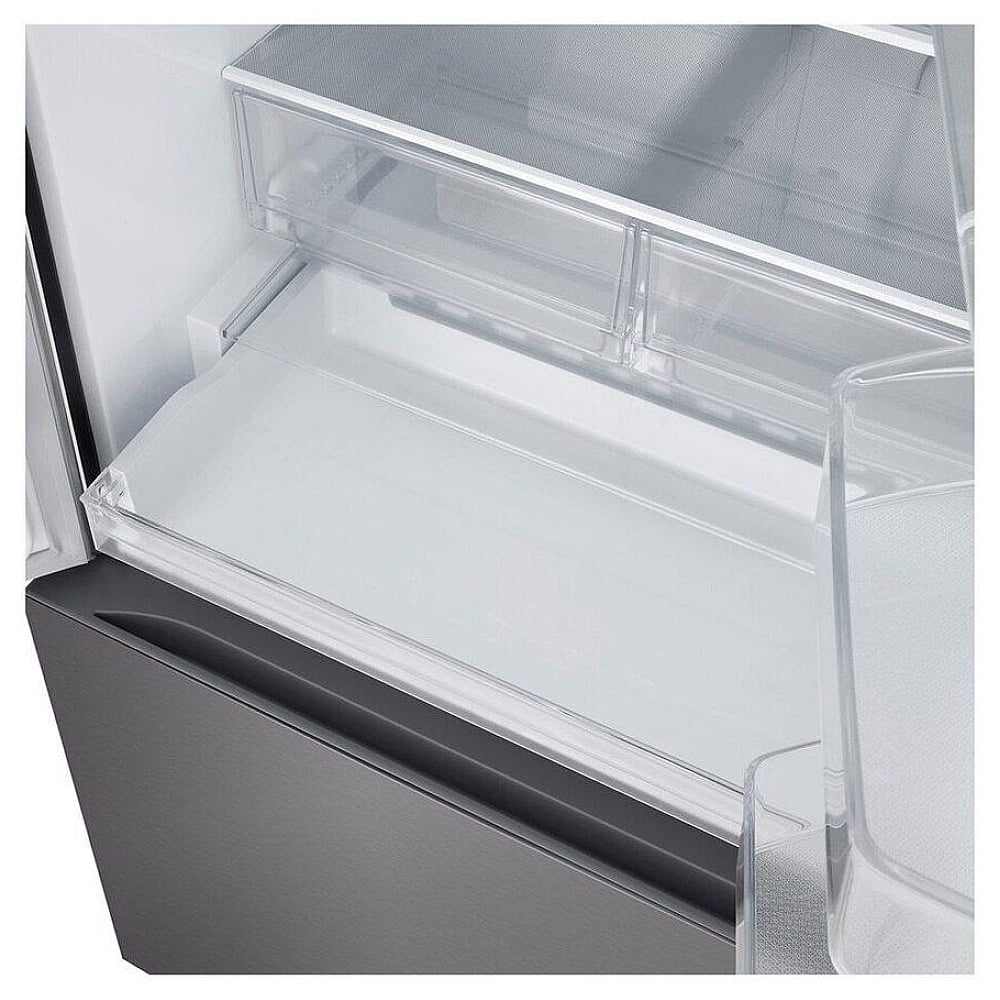 LF25S6330D - Réfrigérateur à portes françaises 25 pi³, profondeur standard, 3 portes, acier inoxydable noir PrintProof™